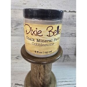 Dixie Belle Chalk Mineral Paint Cobblestone Light Brown 8oz Furniture Paint NEW